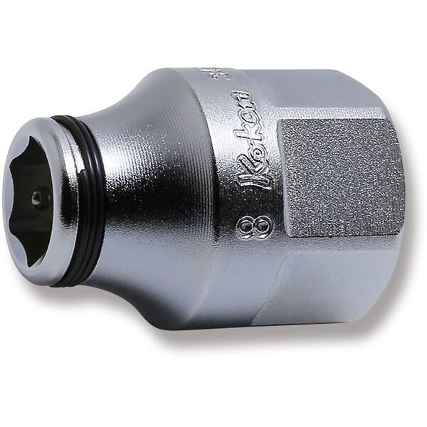 Ko-Ken Socket 8mm Nut Grip 26mm Outer Hex 17mm 3/8 Sq. Drive 3450MH-8 - main